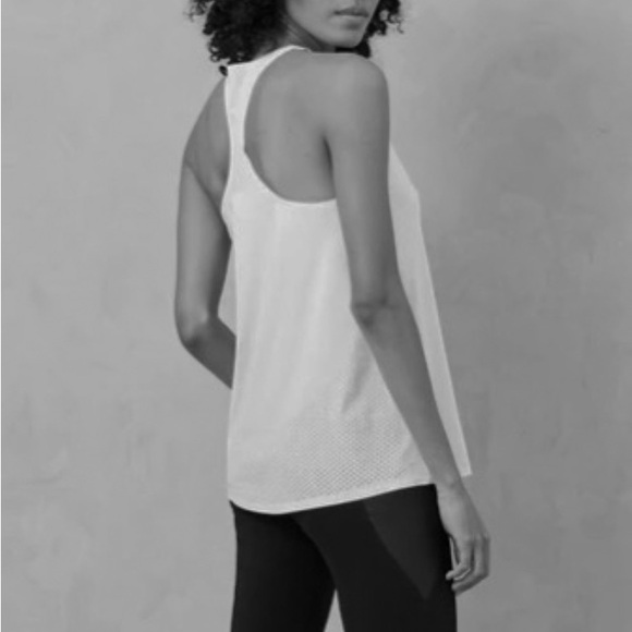 ADAY Dream Harder Racerback Tank, ‘Cloud’ off-white, size XS - Picture 2 of 11
